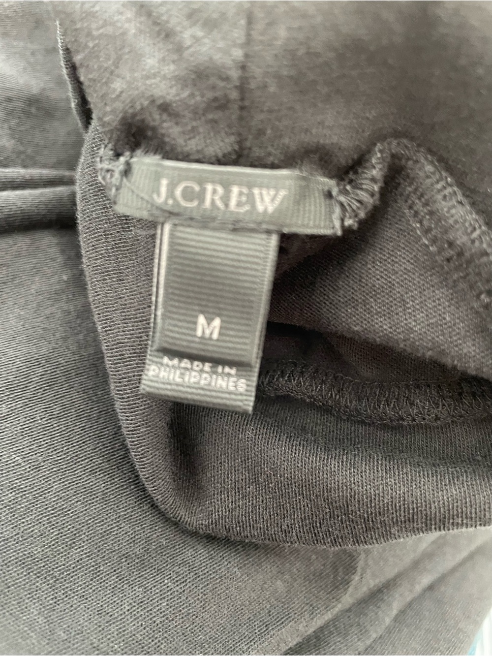 J. Crew Black Turtleneck Long-Sleeve Tee M - Picture 6 of 6